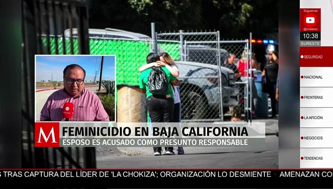 Baja California: Hombre asesina a su esposa frente a sus hijos y es capturado tras huir