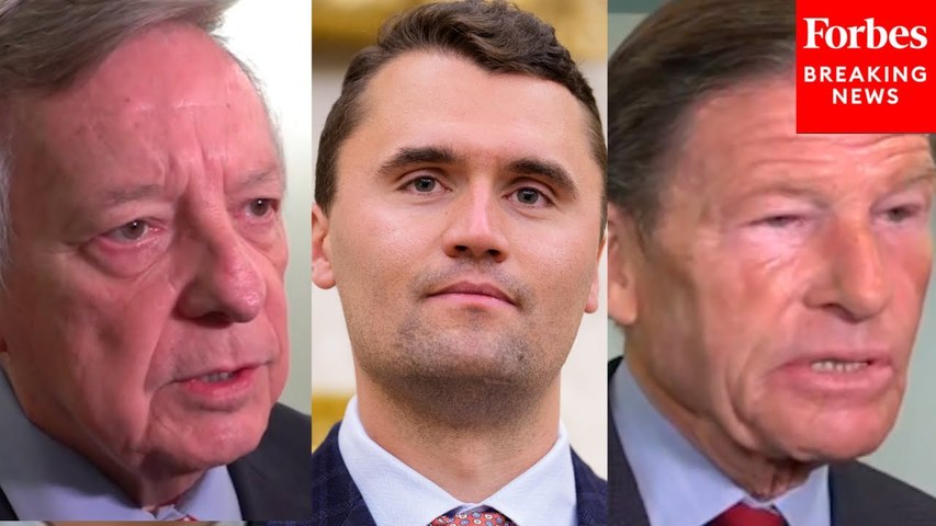 Richard Blumenthal and Dick Durbin Address Political Violence In Wake Of The Killing Of Charlie Kirk