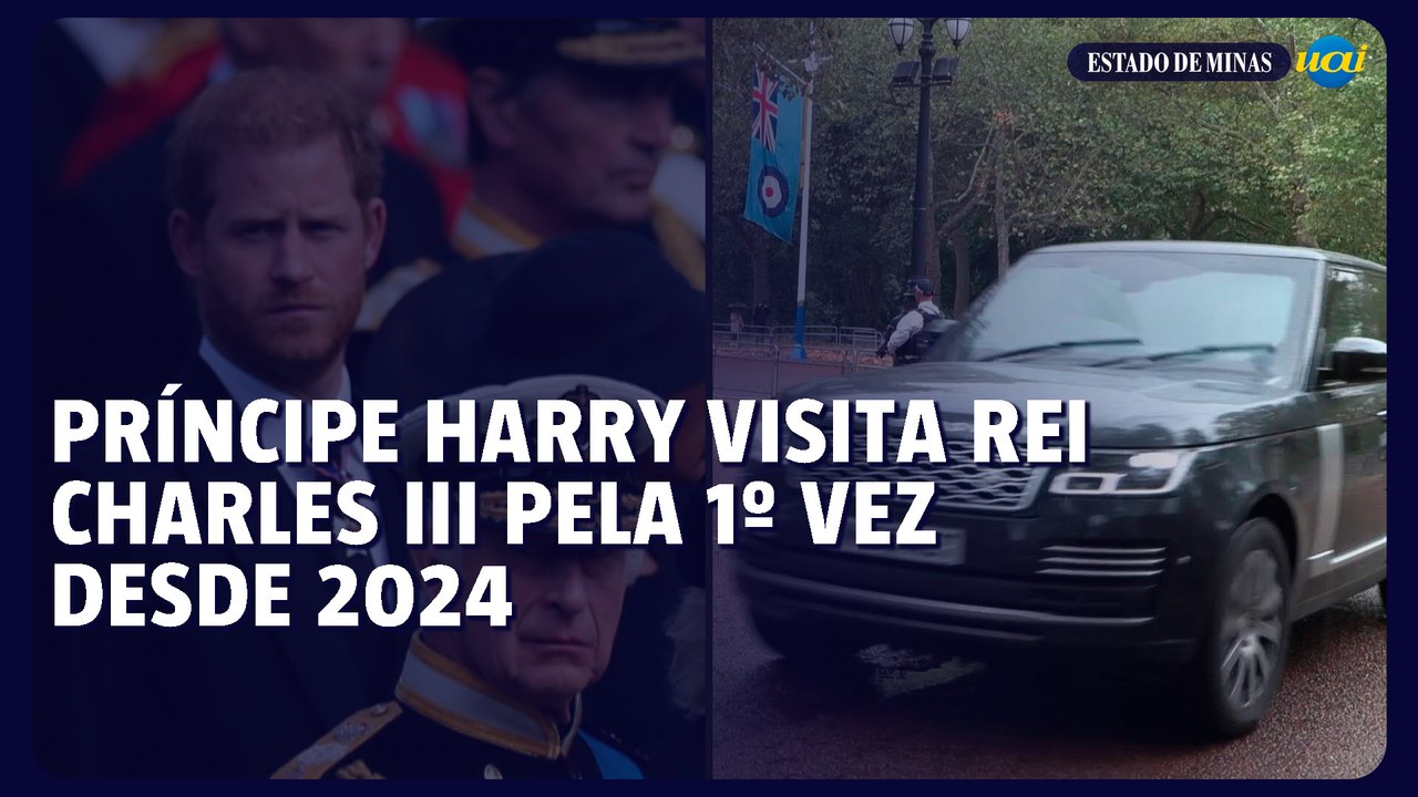 Príncipe Harry visita Rei Charles III pela primeira vez desde 2024