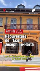 [GUYANE] Après trois ans de travaux, l’école Joséphine Horth a réouvert ses portes.