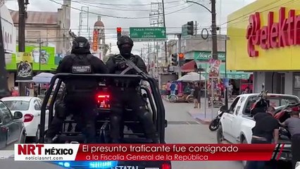 El presunto traficante fue consignado a la Fiscalía General de la República