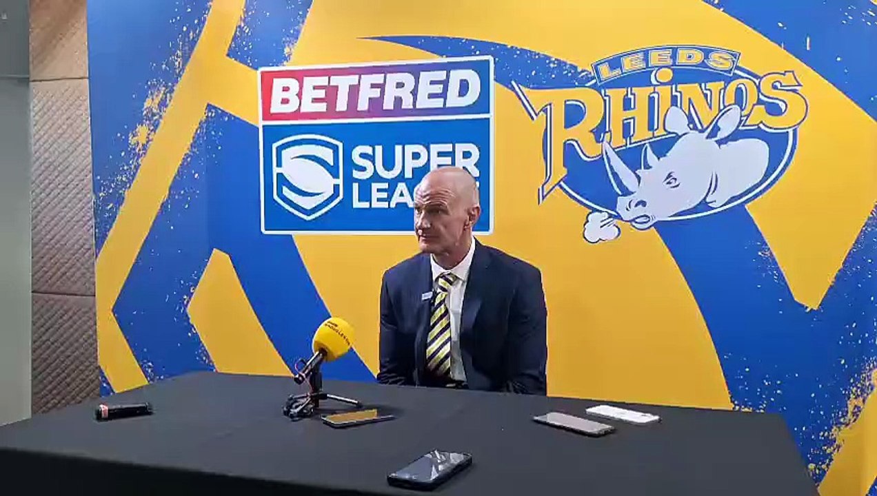 Leeds Rhinos 8, Catalans Dragons 16: Brad Arthur's press conference