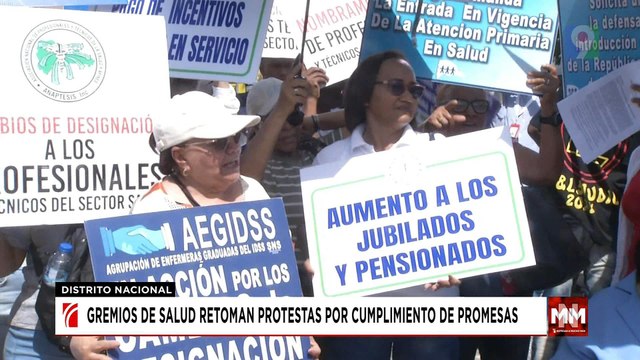 Gremios de salud continúan con protestas | Noticias & Mucho MAS