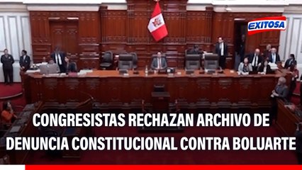 Congresistas rechazan archivamiento de la denuncia constitucional contra Dina Boluarte