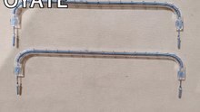 2500w 400v C shape lamps 260mm halogen heating element for KHS blowing machines
