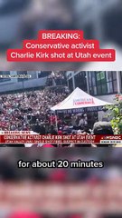 BREAKING_ Conservative activist Charlie Kirk shot at Utah event