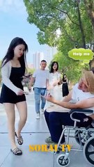 The strong and kind girl  - A beautiful moment #45