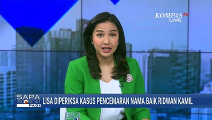 Lisa Mariana Kembali Diperiksa Polisi soal Kasus Pencemaran Nama Baik Ridwan Kamil | SAPA PAGI