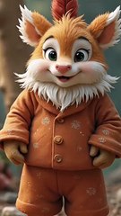 Cartoon characters dancing