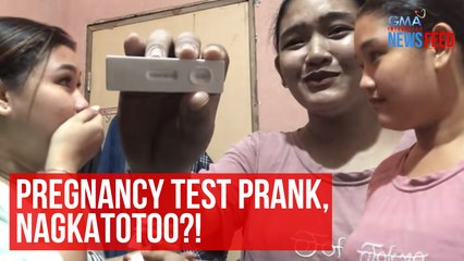 Pregnancy test prank, nagkatotoo?! | GMA Integrated Newsfeed