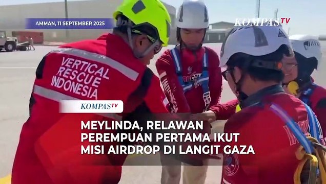 Meylinda, Relawan Perempuan Pertama yang Ikut Misi Airdropdi Langit Gaza