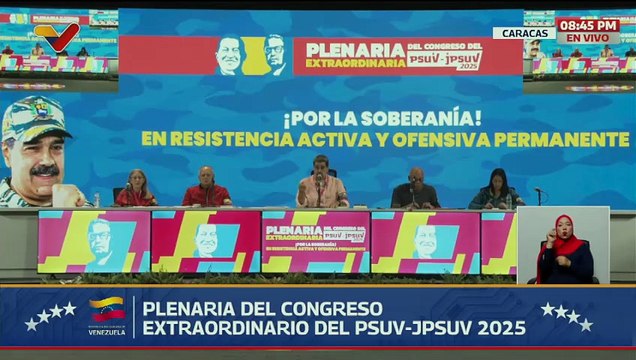 Jefe de Estado presidió Plenaria del Congreso Extraordinario del PSUV y JPSUV 2025
