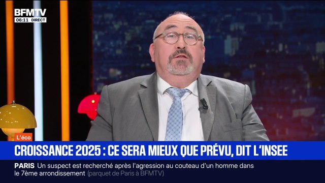 La croissance française devrait finalement atteindre 0,8% en 2025, selon l'INSEE