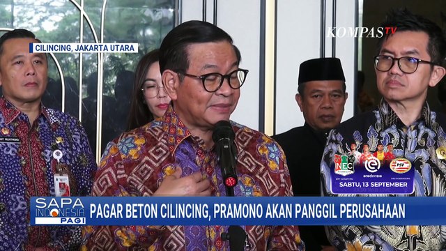 Pramono Anung Respons soal Pagar Beton Cilincing | SAPA PAGI