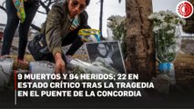 9 muertos y 94 heridos; 22 en estado crítico tras la tragedia en el puente de La Concordia
