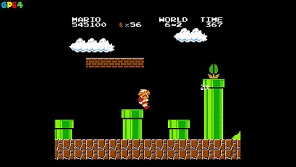 Super Mario Bros. (NES) - Epic World 6 Adventure! (part 6, gameplay)