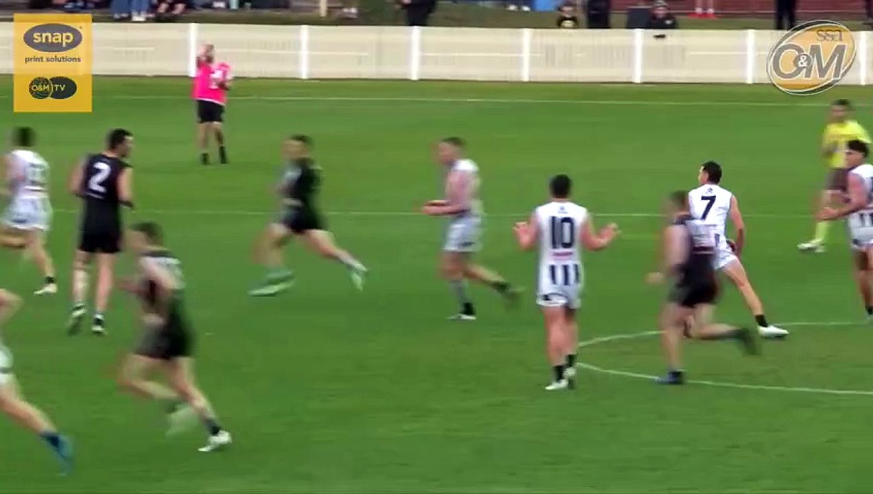 Jackson Clarke takes a pack mark