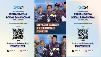 GNB: Presiden akan Segera Bentuk Tim Reformasi Kepolisian