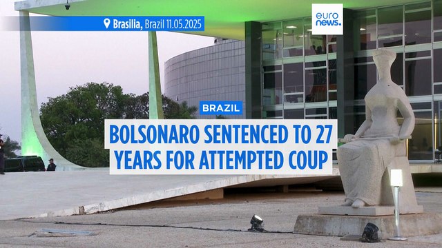 Brazil's former president Bolsonaro sentenced to 27 years for plotting attempted coup