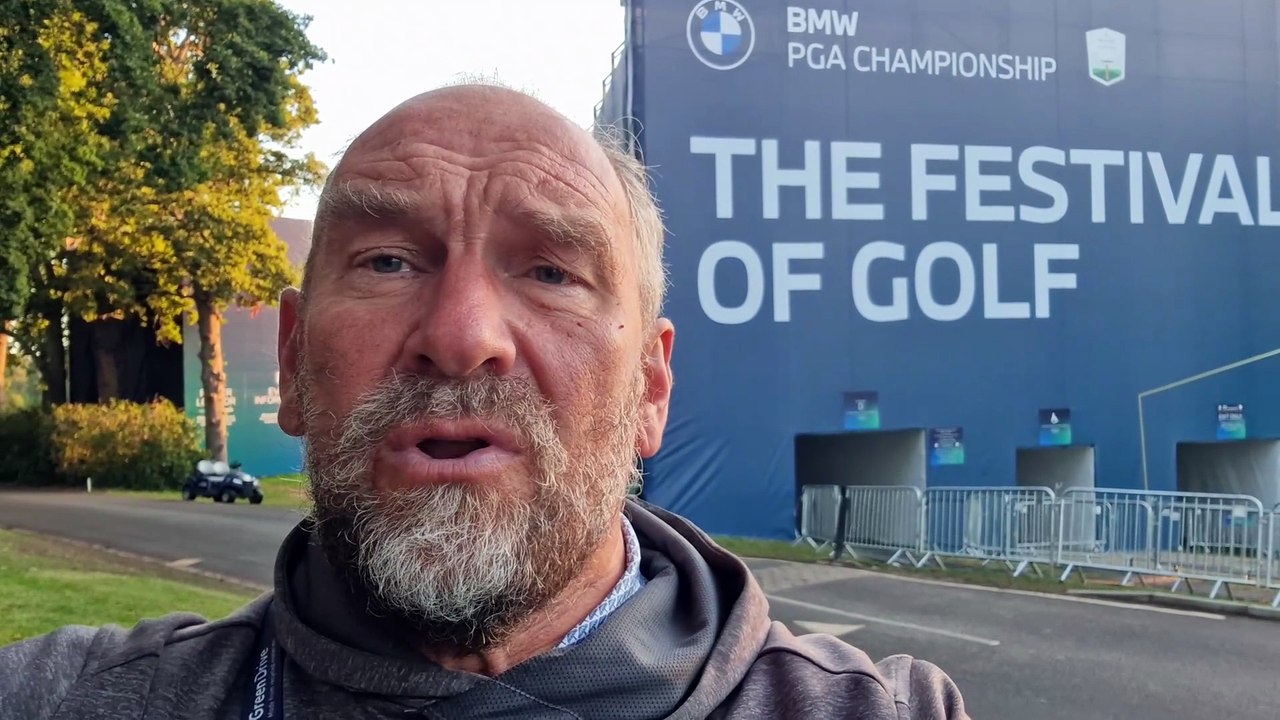 Martin Dempster at Wentworth - BMW PGA Championship day 1