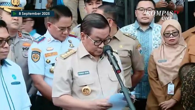 [FULL] Gubernur Jakarta Pramono Ubah Nama Halte Transjakarta Senen Usai Dirusak saat Rusuh