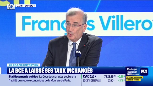 Le Grand entretien : La BCE a laissé ses taux inchangés - 12/09