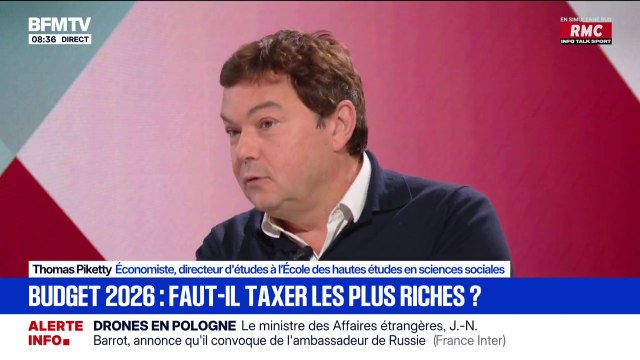 Taxation des riches: Les politiques sont vraiment à la traîne , affirme Thomas Piketty