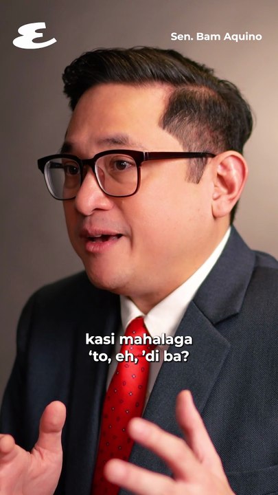Sen. Bam Aquino on the Next President of the Philippines | Esquire Philippines