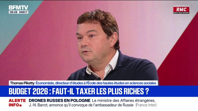 Un pays qui refuse de faire payer aux plus riches le même impôt que les classes moyennes et populaires (…) est un pays qui va dans le mur , déclare Thomas Piketty