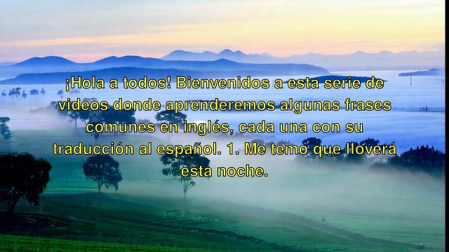 Frases Comunes en Ingles: Desde Climas hasta Conversaciones Cotidianas