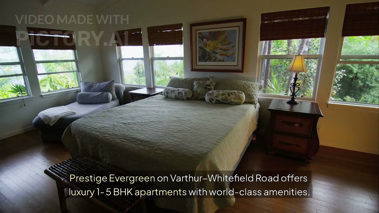 Prestige Evergreen Whitefield: Luxury Apartments Opposite Varthur Lake