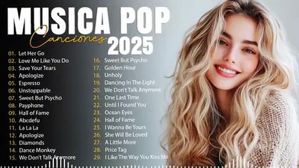 Músicas Pop em Inglês Mais Tocadas 2025 🟢 Musicas Internacionais 2025 As Mais Tocadas Nas Radios_2