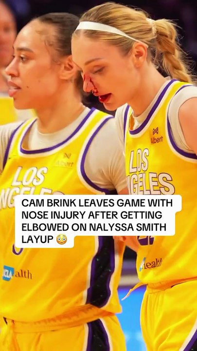 Cameron Brink left with 5:47 left in the second quarter after an elbow from NaLyssa Smith while Brink defended her layup attempt. She didn’t return to the game.