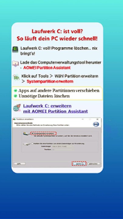 🚀 Laufwerk C: ist voll? So bekommst du wieder Speicherplatz!
