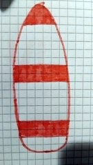 Tavola da serf disegno