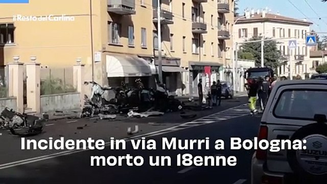 Incidente in via Murri a Bologna: morto un 18enne