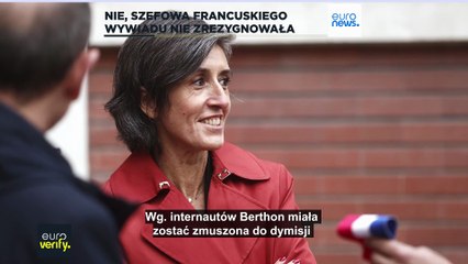 Nie, szefowa francuskiej agencji wywiadowczej nie podała się do dymisji