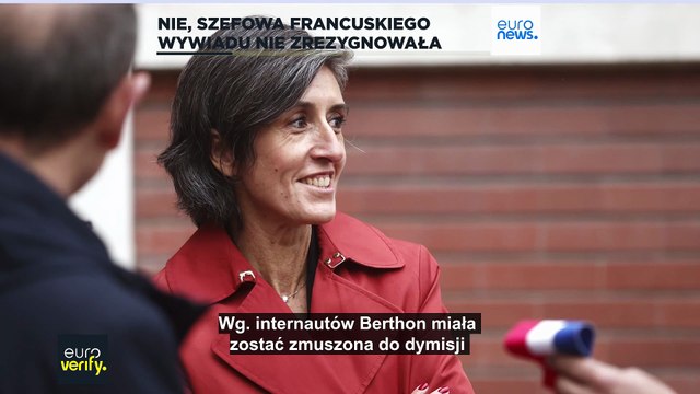 Nie, szefowa francuskiej agencji wywiadowczej nie podała się do dymisji