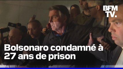 L'ex-président brésilien Jair Bolsonaro condamné à 27 ans de prison pour tentative de coup d'État