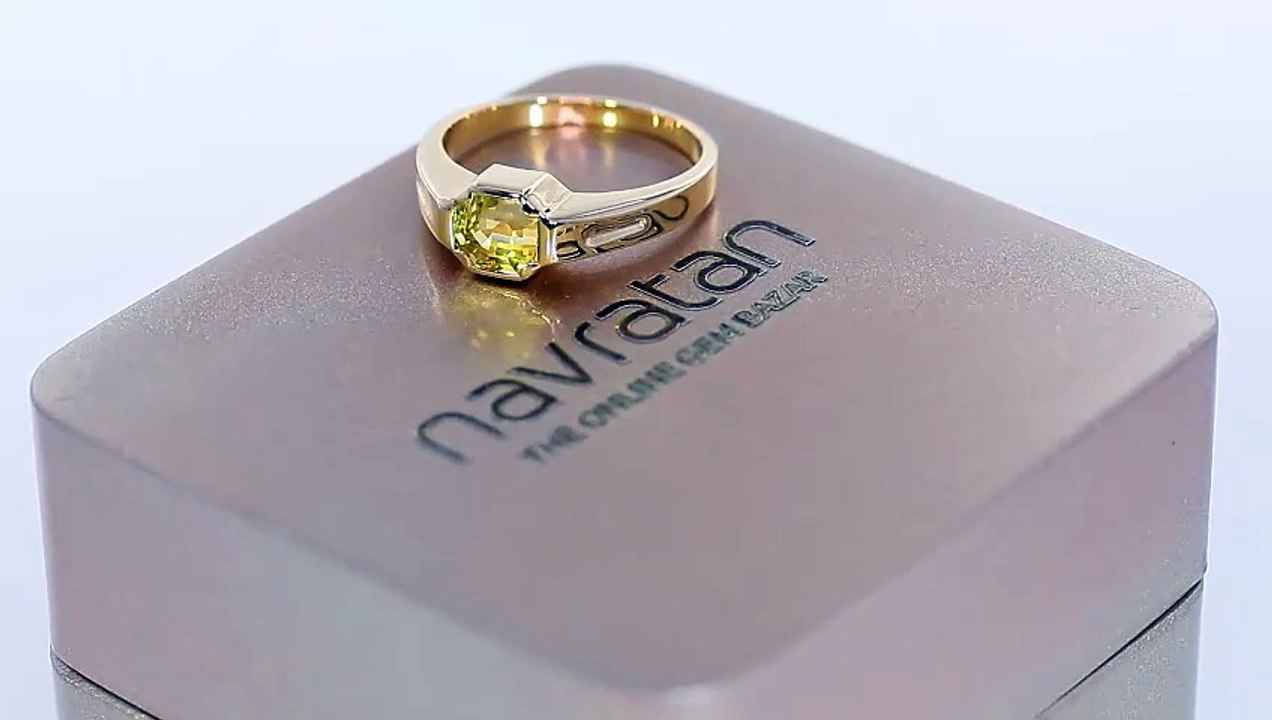 Radiant Yellow Sapphire Ring: Illuminate Your Life