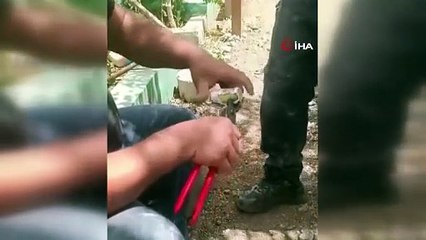 Şok eden görüntüler! Mezarlıkları büyülerle doldurdular