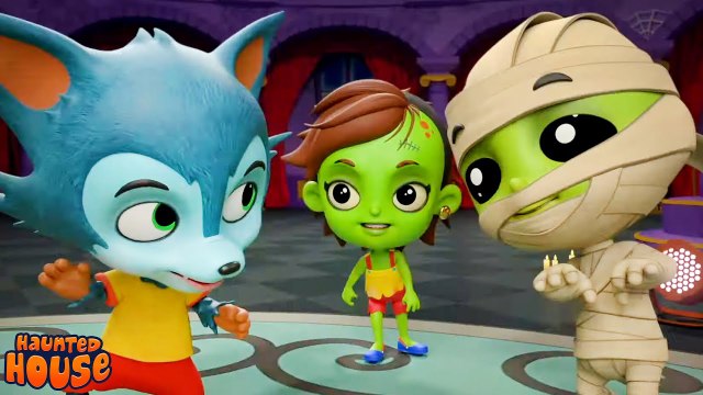 Kaboochi Dance Song 👻 | Haunted House Halloween Nursery Rhymes 🎃 | Kids Dance Song in 4K