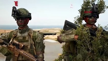 Mehmetçikten film sahnelerini aratmayan tatbikat