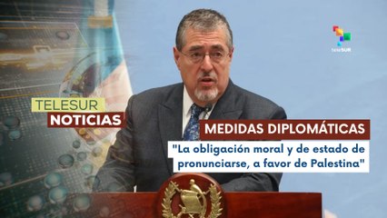 En Guatemala, organizaciones de DD.HH. le exigen al pdte. Bernardo Arévalo  tomar medidas en contra de Israel