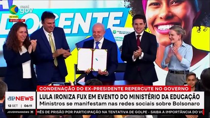 Lula ironiza Fux em evento do Ministério da Educação