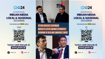 Pesan Khusus Chairman Rockefeller ke Menkeu Purbaya: Ekonomi RI Bisa Melambung Tinggi