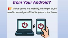 How to Remotely Shut Down Your PC from Android