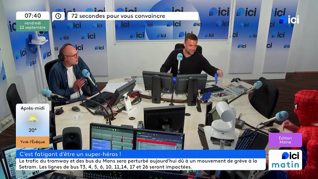 72 secondes pour vous convaincre qu'être un super héros au Mans c'est pas si cool