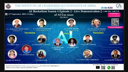 AI in ICAI.  ,,be viewer at today's event..