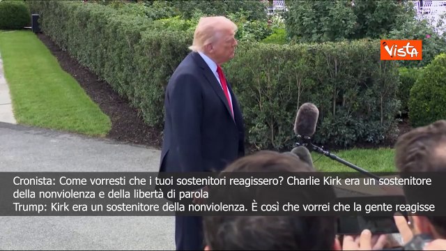 Trump con Melania alla cerimonia per 11 settembre: Rispondere con non violenza a omicidio Kirk